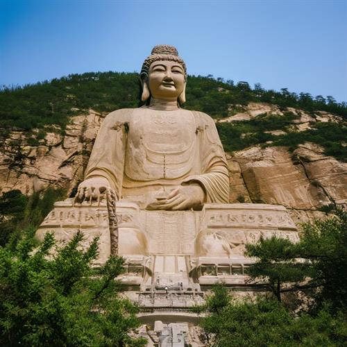 蒙山大佛景区：中国最大的露天石窟，世界上最大的都市岩壁手工雕刻佛像
