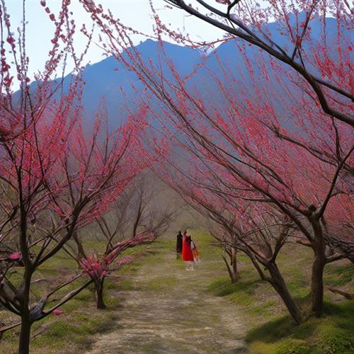 周至竹峪有哪些值得一探的迷人景点？龙阳沟千亩红梅观赏基地位于陕西省西安市周至县的竹峪。