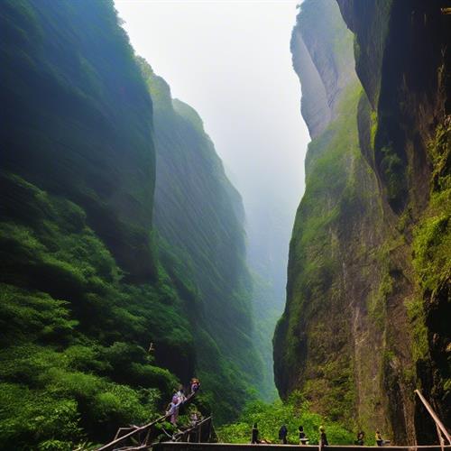 重庆大裂谷景区：风景优美，是个天然大空调