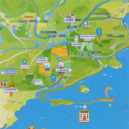 青岛旅游景点大全地图