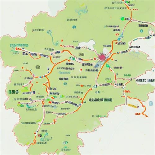 贵州省旅游景点分布图